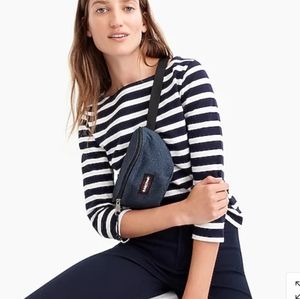 J.Crew Structured boatneck Shirt